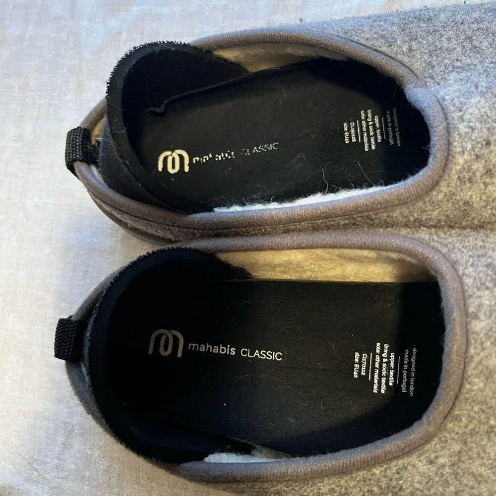 Mahabad classic indoor outdoor slipper shoes. Grey . Size 40. Us 81/2. Unisex - Picture 3 of 8